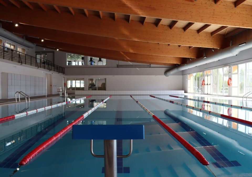 Sport Center pool with Sal Water Chlorination by Innowater