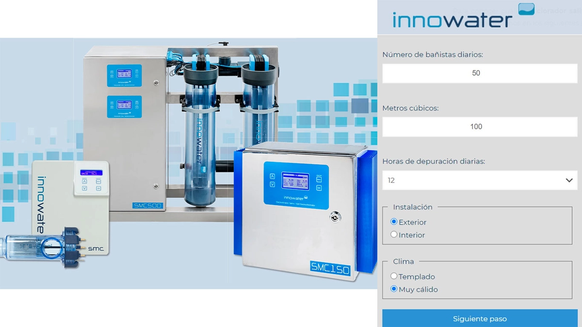 Escolha o melhor clorador de sal com a calculadora digital Innowater