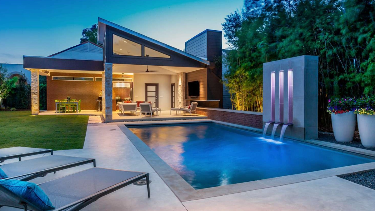 Piscina privata con clorazione salina Innowater