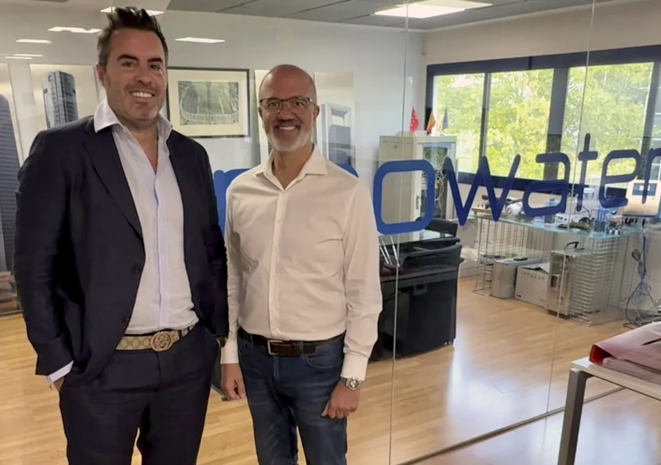 Israel Ruiz (Socio) y Carlos Alfonso Sánchez, nuevo CCO de Innowater